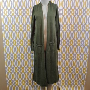 AGNES & DORA Long Sweater Duster Open Cardigan S